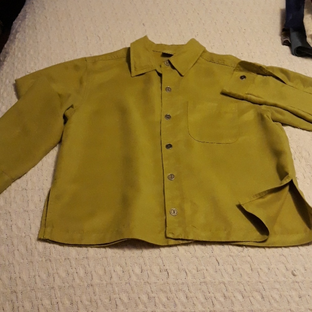 Lime green shirt